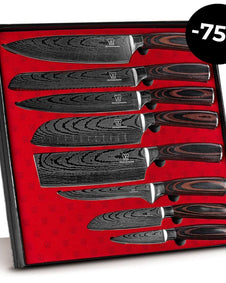 Set de Cuchillos Asiático Premium 8 piezas