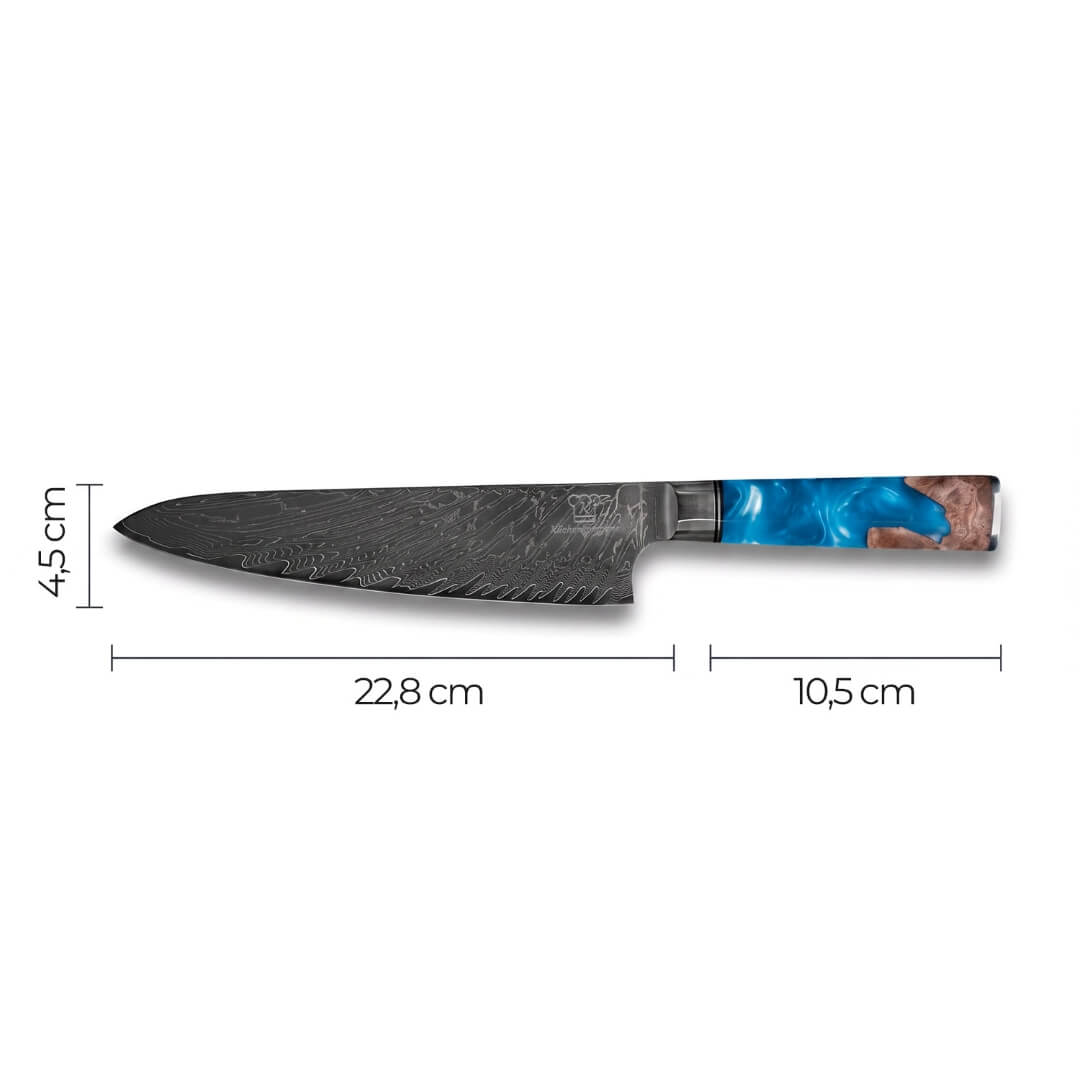 Cuchillo de Chef Damasco Aoki