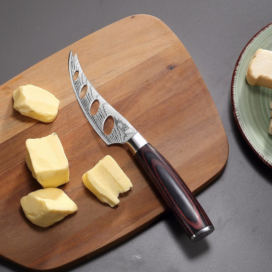 Trío de Queso: 2 Cuchillos de Queso y Cortador de Queso