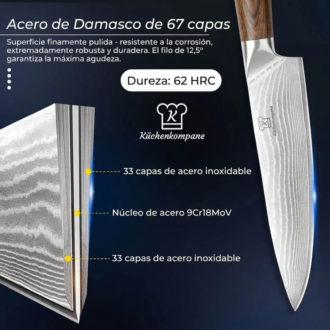 Set de Cuchillos OKAMI 5 piezas