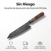 Cuchillo Gyuto Damasco