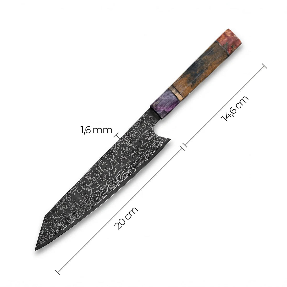 Cuchillo Gyuto Damasco
