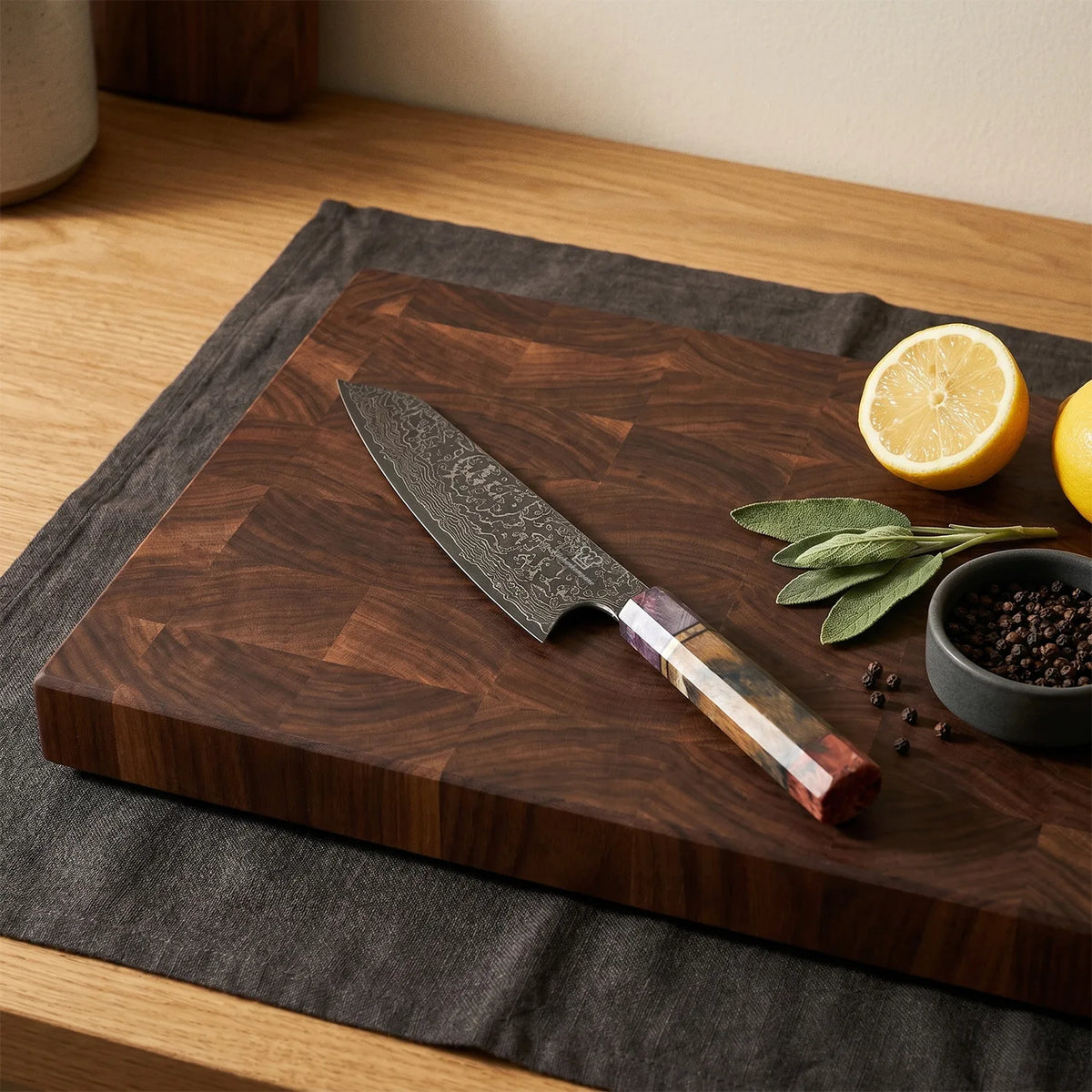Cuchillo Gyuto Damasco