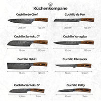 Set de Cuchillos Akarui Premium 8 piezas