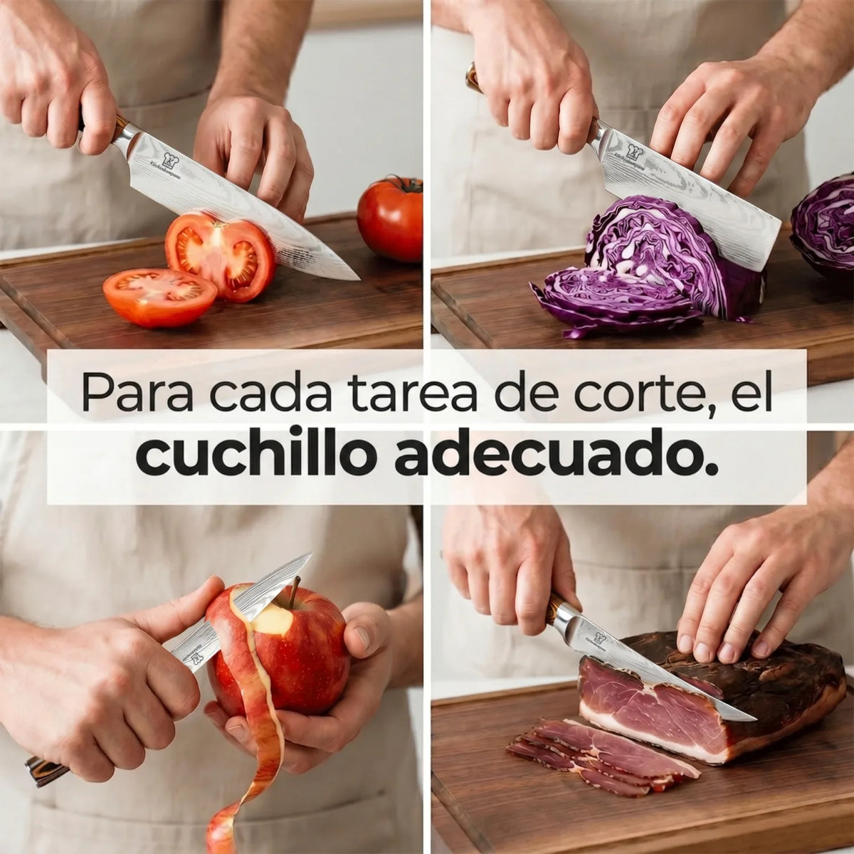 Set de Cuchillos Akarui Premium 8 piezas