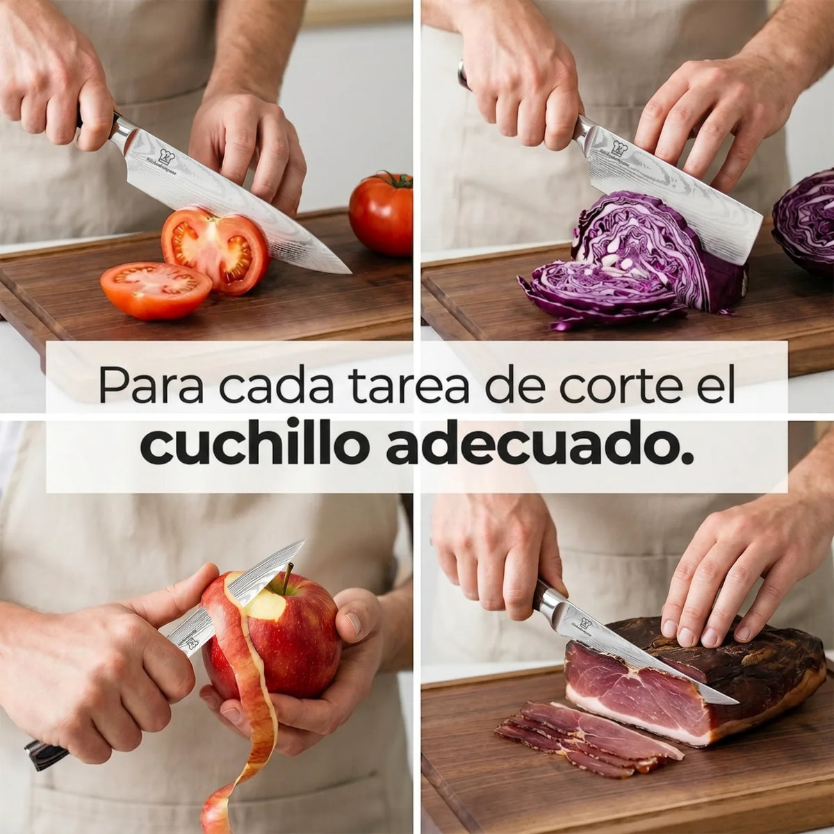 Set de Cuchillos Asiático Premium 8 piezas