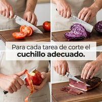 Set de Cuchillos Asiático Premium 8 piezas